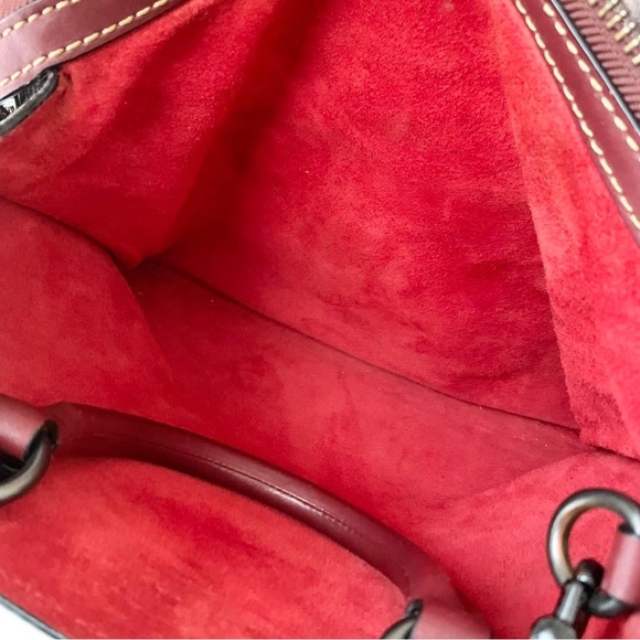 Coach Rogue 30 Burgundy - Picture 8 of 16